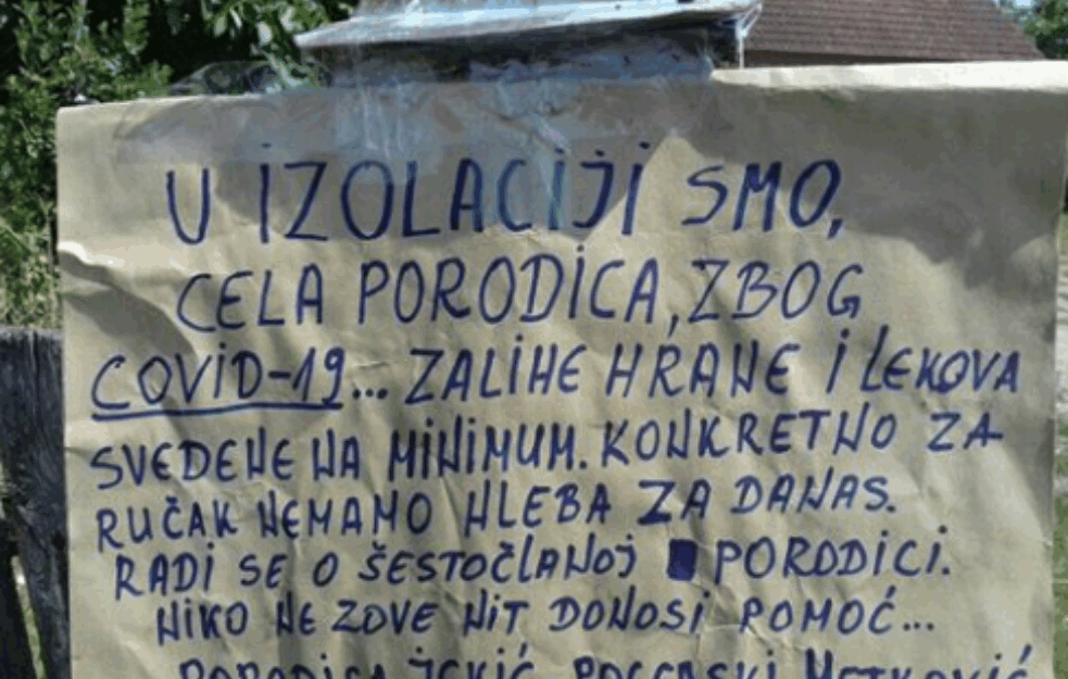 TRAŽILI POMOĆ, SVI IH OBILAZE: Vapaj zaražene porodice niko ne čuje, LJUDSKA HUMANOST NA (NE)DELU!